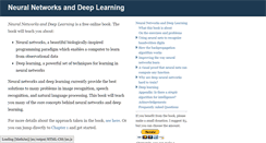 Desktop Screenshot of neuralnetworksanddeeplearning.com